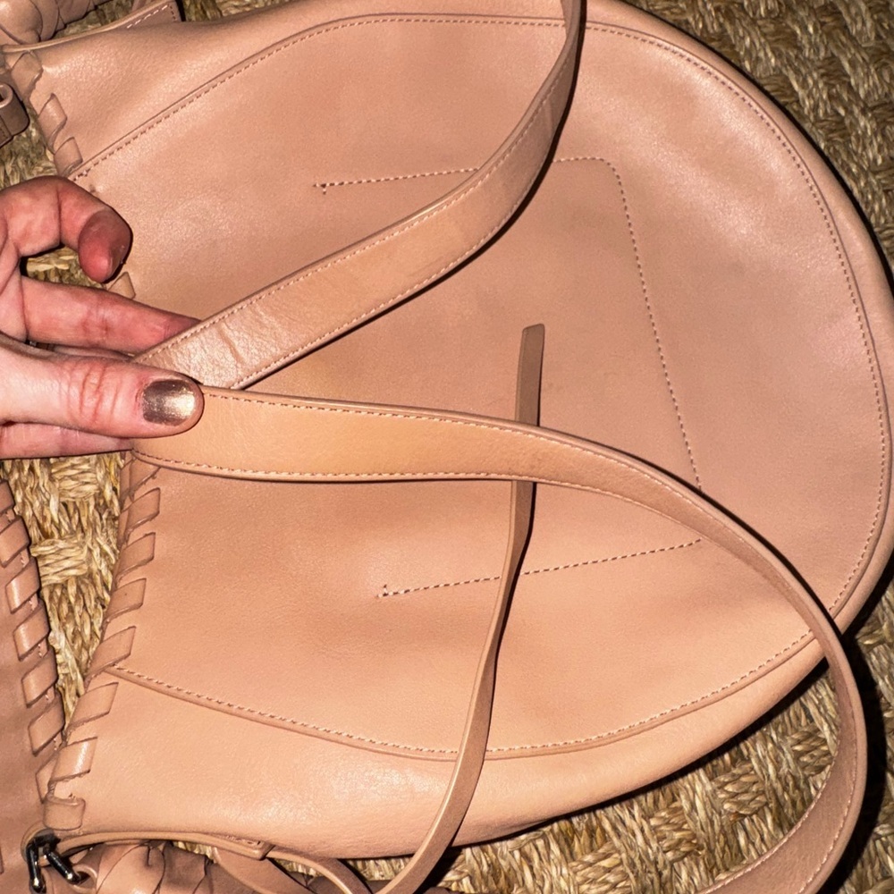 AllSaints Nude Pink Courtney Hobo Bag - Picture 10 of 10